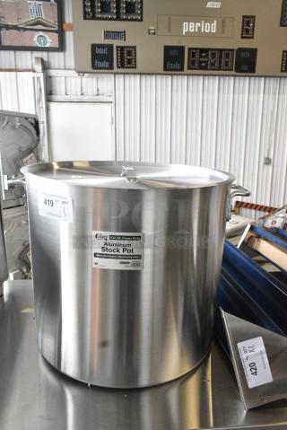 BRAND NEW SCRATCH AND DENT! Choice 471SP100QTHD 100 Qt. Heavy Weight Aluminum Stock Pot w/ Lid