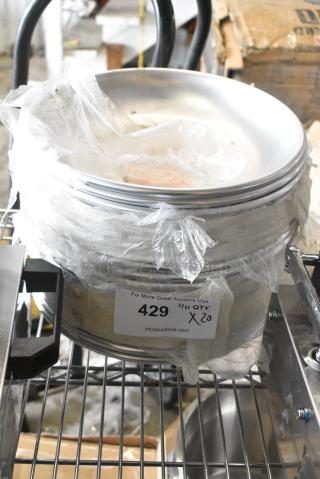 20 BRAND NEW SCRATCH AND DENT! 176SFD12TRY Choice 12" x 2" Aluminum Tray, 80 oz. 20 Times Your Bid!