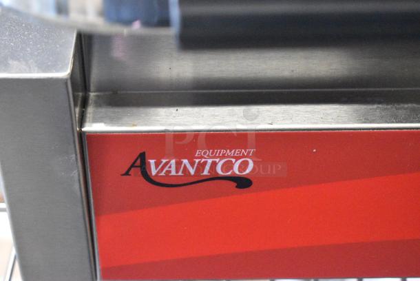 BRAND NEW SCRATCH AND DENT! 2024 Avantco PG200GS Commercial Panini Sandwich Grill with Grooved Top and Smooth Bottom Plates, and 13 3/8" x 8 3/4" Cooking Surface. 120 Volts, 1 Phase. Tested and Working! - Image 4 of 10