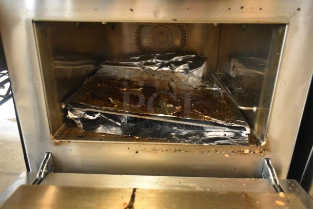 BRAND NEW SCRATCH AND DENT! 2024 Merrychef eikon e1s Metal Commercial Countertop Electric Powered Rapid Cook Oven. 208/240 Volts. - Image 4 of 6