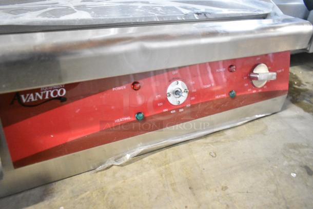 BRAND NEW SCRATCH AND DENT! Avantco 177EG24N Stainless Steel 24" Electric Countertop Griddle. 208/240 Volts. - Image 2 of 7
