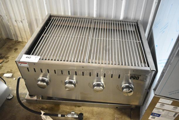 BRAND NEW SCRATCH AND DENT! 2024 Backyard Pro LPG30 30" Stainless Steel Liquid Propane Outdoor Grill with Pizza Oven - Image 1 of 7