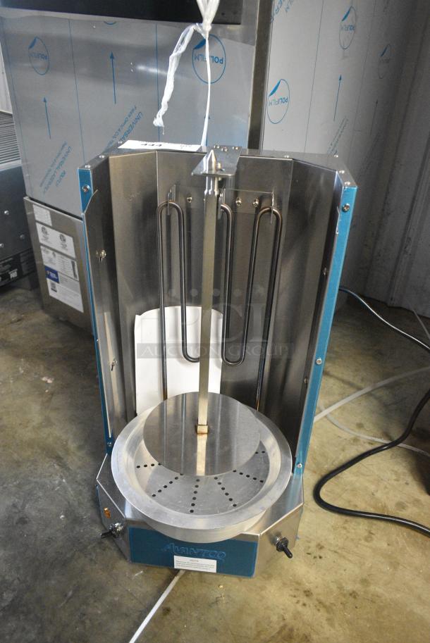 BRAND NEW SCRATCH AND DENT! Avantco 177VBE101A Stainless Steel Electric 20 lb. Vertical Broiler. 120 Volts, 1 Phase. Tested and Working! - Image 1 of 6