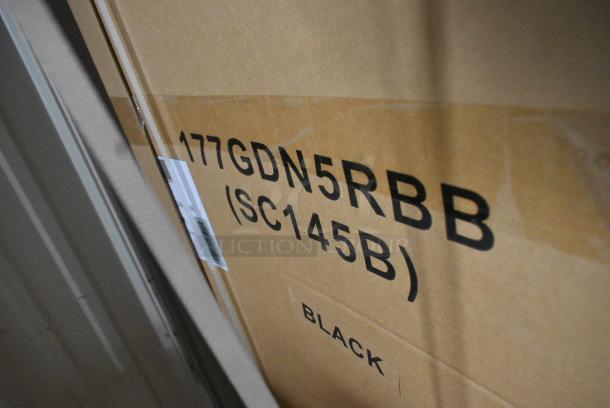 BRAND NEW IN BOX! Galaxy 177GDN5RBB Metal Commercial Single Door Reach In Cooler Merchandiser with Red, White, and Blue LED Lighting. 110-120 Volts, 1 Phase. - Image 3 of 3