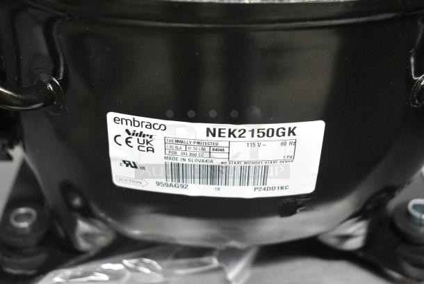 BRAND NEW SCRATCH AND DENT! Continental NEK2150GK Ref Compressor - Image 7 of 7
