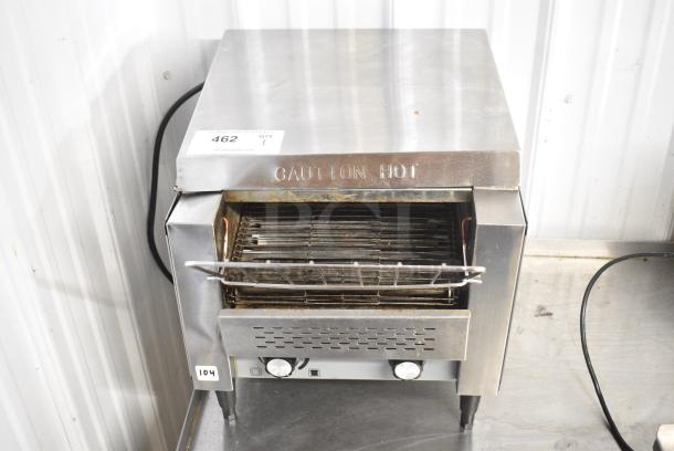 AvaToast 184T140 Stainless Steel Commercial Countertop Electric Conveyor Toaster Oven. 120 Volts, 1 Phase. Tested and Working! - Image 1 of 7