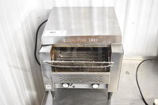 AvaToast 184T140 Stainless Steel Commercial Countertop Electric Conveyor Toaster Oven. 120 Volts, 1 Phase. Tested and Working!