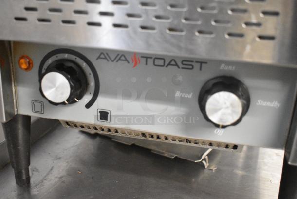 AvaToast 184T140 Stainless Steel Commercial Countertop Electric Conveyor Toaster Oven. 120 Volts, 1 Phase. Tested and Working! - Image 4 of 7