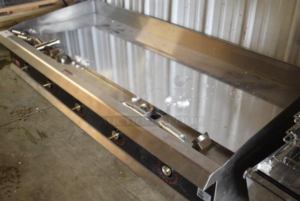 Cooking Performance Group CPG 351GTUCP60N Stainless Steel Commercial Countertop Natural Gas Powered Flat Top Griddle. 150,000 BTU. - Image 3 of 8