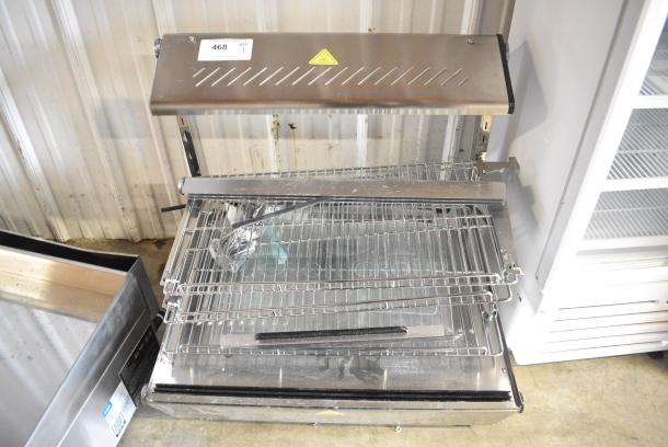 ServIt 423HDM26SA Stainless Steel Commercial Countertop Heated Merchandiser Display Case. See Pictures for Damage. 120 Volts, 1 Phase. Tested and Powers On But Does Not Get Warm - Image 1 of 7