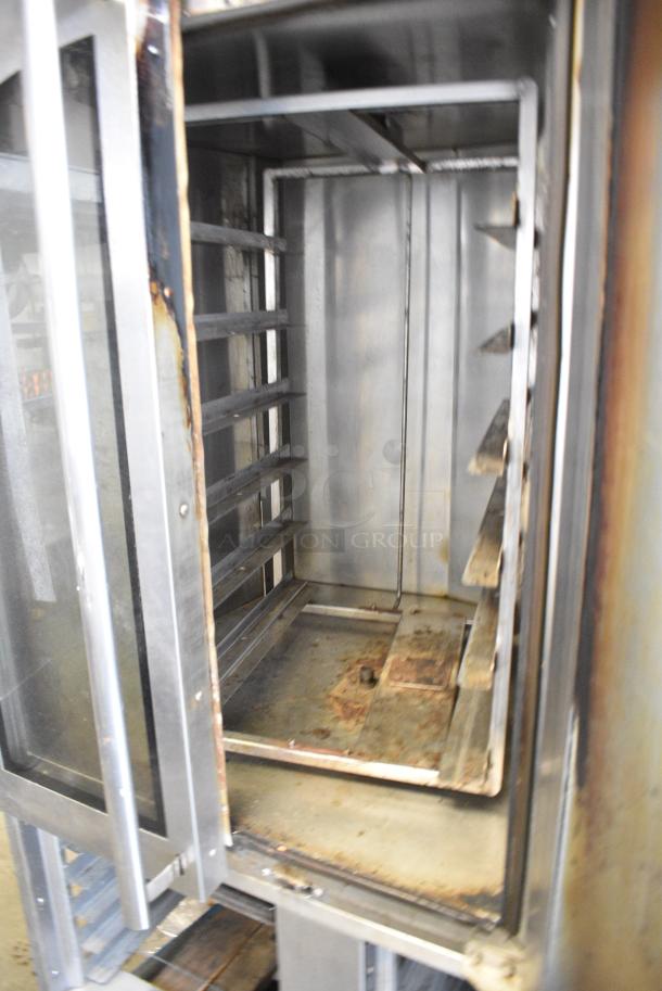 Baxter Stainless Steel Commercial Natural Gas Powered Mini Rotating Rack Oven on Double Pan Rack. - Image 5 of 6