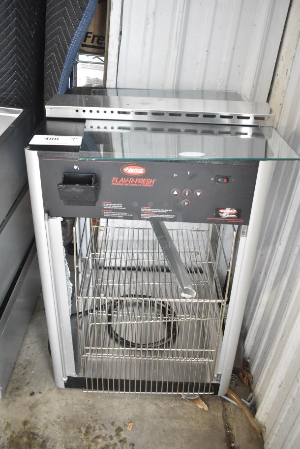 BRAND NEW SCRATCH AND DENT! Hatco FDWD-1X Flav-R-Fresh Humidified Impulse Hot Food Display Cabinet With 4 Shelf Stationary Rack. 120 Volts, 1 Phase. Tested and Working! - Image 1 of 8