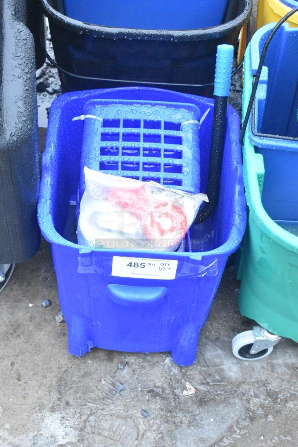 4 Various Poly Mop Buckets Wringing Attachment. 4 Times Your Bid! - Image 2 of 5