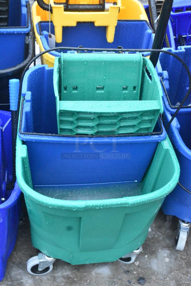4 Various Poly Mop Buckets Wringing Attachment. 4 Times Your Bid! - Image 3 of 5