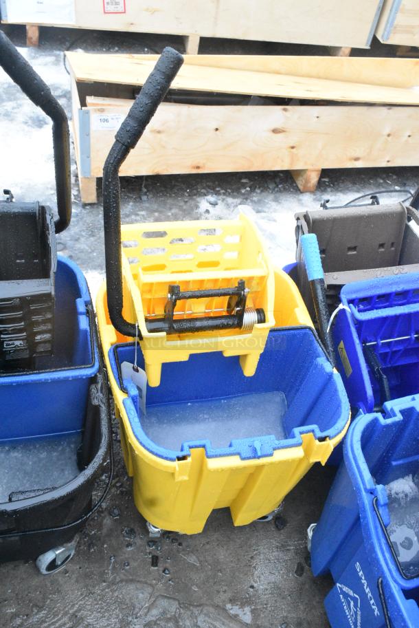 4 Various Poly Mop Buckets Wringing Attachment. 4 Times Your Bid! - Image 5 of 5