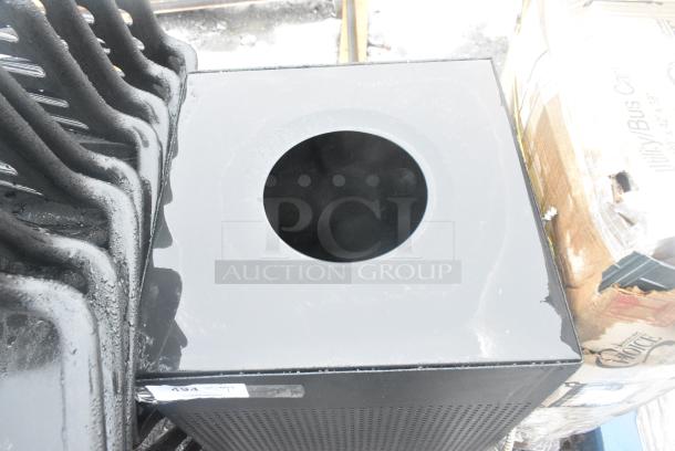BRAND NEW SCRATCH AND DENT! Rubbermaid Black Poly Trash Can Shell. - Image 4 of 4