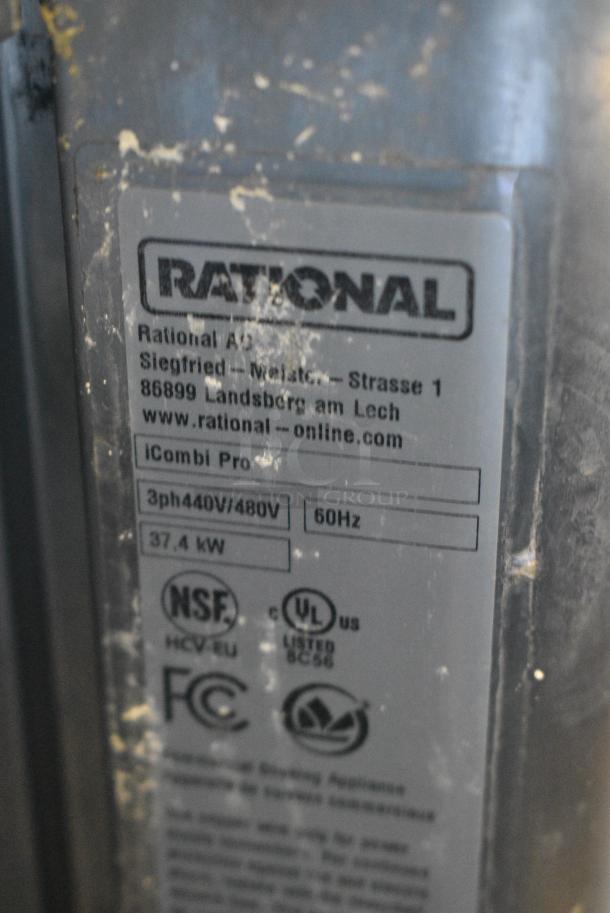 2 2021 Rational LM100EE.AXXXX/LM100CE.AXXXX iCombi Pro Stainless Steel Commercial Electric Powered Combi Convection Oven. 440/480 Volts, 3 Phase. 2 Times Your Bid! - Image 11 of 12