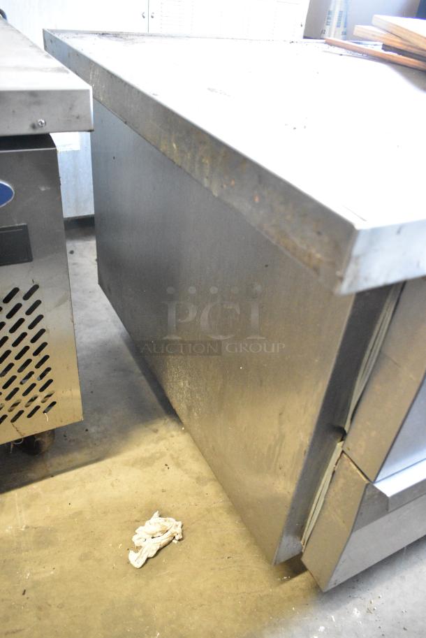 Continental Stainless Steel Commercial 2 Drawer Chef Base on Commercial Casters. 115 Volts, 1 Phase. Tested and Working! - Image 8 of 10