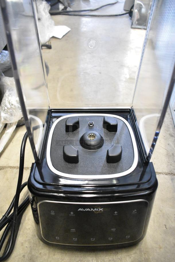 BRAND NEW SCRATCH AND DENT! AvaMix HBX2000 64 oz. 3 1/2 hp Programmable Commercial Blender with Touchpad and Sound Enclosure. - Image 5 of 14