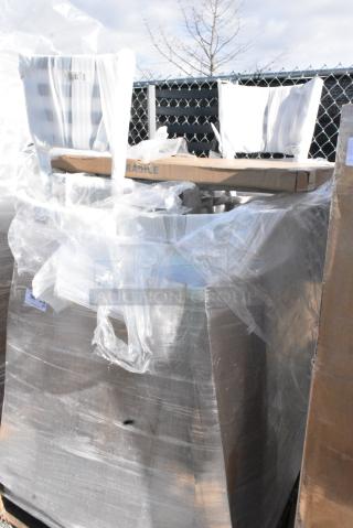 18 BRAND NEW! Boxes Including 164BMTLADFR Lancaster Table & Seating Black Ladder Back Bar Height Chair Frame. 18 Times Your Bid!