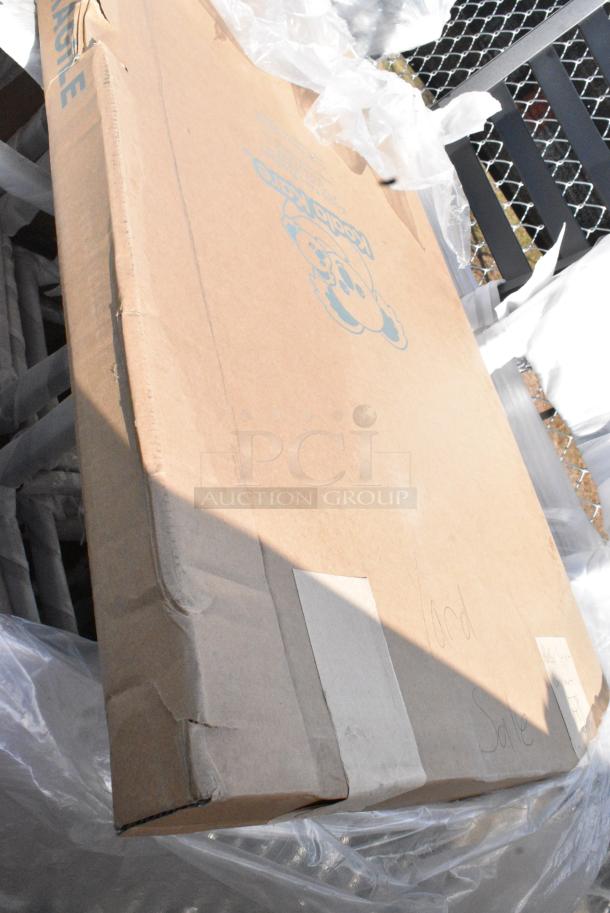 18 BRAND NEW! Boxes Including 164BMTLADFR Lancaster Table & Seating Black Ladder Back Bar Height Chair Frame. 18 Times Your Bid! - Image 5 of 8