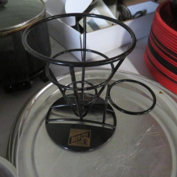 Black Metal Fry/Sauce Basket. 9XBID - Image 1 of 1