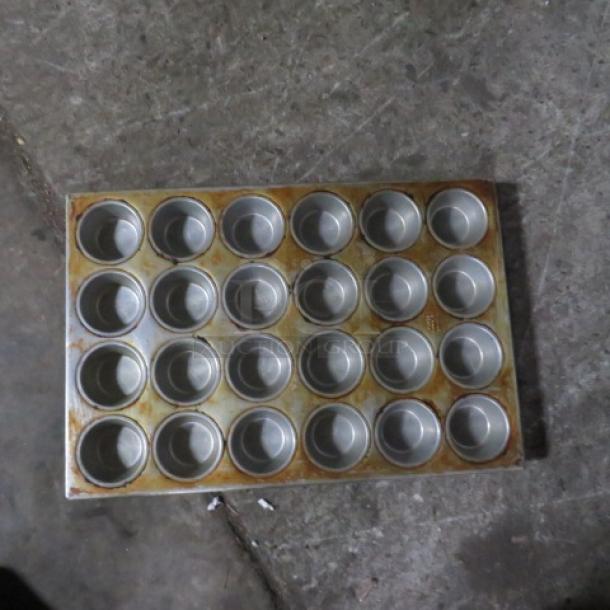 One Commercial 24 Hole Muffin Pan. - Image 1 of 1