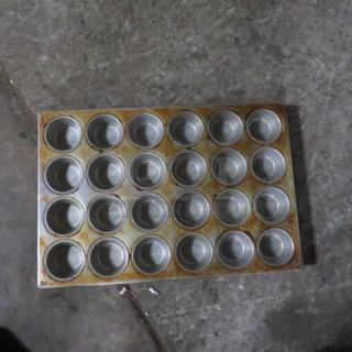 One Commercial 24 Hole Muffin Pan.