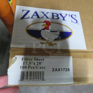 One Lot Of 8 Boxes Of Filter Sheets.