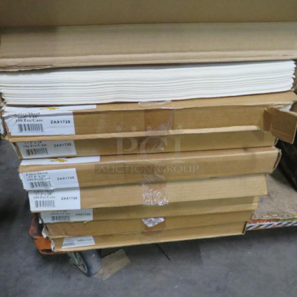 One Lot Of 8 Boxes Of Filter Sheets. - Image 2 of 2