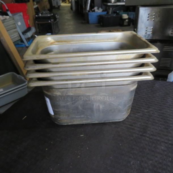 1/4 Size 6 Inch Deep Hotel Pan. 4XBID - Image 1 of 1