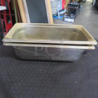 1/3 Size 4 Inch Deep Hotel Pan. 2XBID