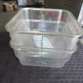 2 Quart Food Storage Container. 2XBID