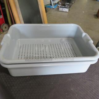 Perforated Bussing Tub, 2XBID
