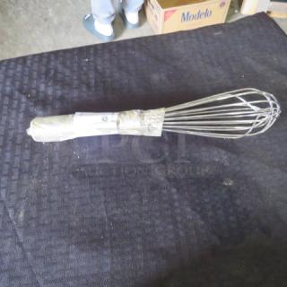 One Stainless Steel Whip.