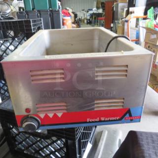 One Adcraft Food Warmer. 120 Volt. Model# FW-1200W