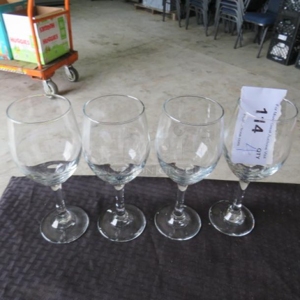 Stem Wine Glass. 4XBID - Image 1 of 1