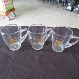 Glass Coffee Cup. 3XBID