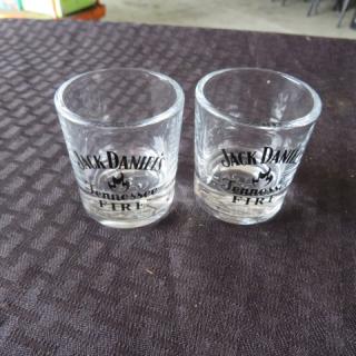 Jack Daniels Shot Glass. 2XBID