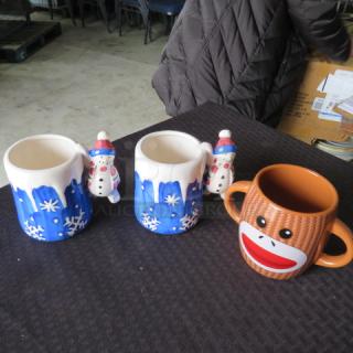 Assorted Coffee Cup. 3XBID