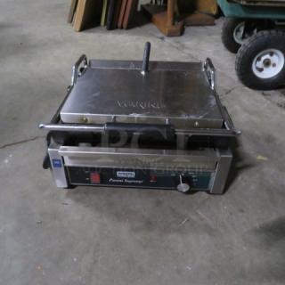 One Waring Panini Supremo Panini Press.  Model# WPG250. 120 Volt. $739.00.