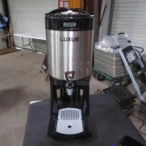One Fetco Luxus Thermal Coffee Dispenser With Stand. Model# L4D-15. $376.96 - Image 1 of 3