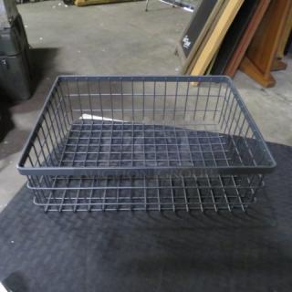 Get Black Metal Basket. 12X9X4. 2XBID