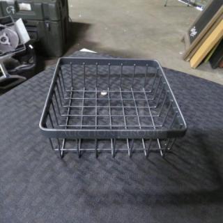 Get Black Metal Basket. 6X6X2.  8XBID