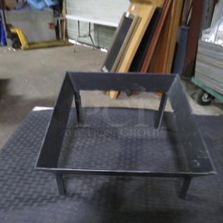 Large Black Metal Holder. 10X10X6. 8XBID