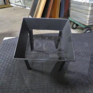 Black Metal Holder. 6.5X6.5X6. 6XBID