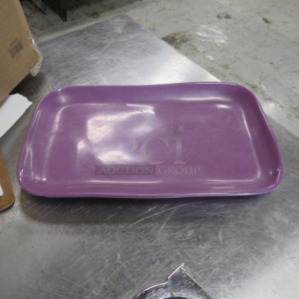 One 12X7 American Metalcraft Purple Melamine Plate. - Image 1 of 1