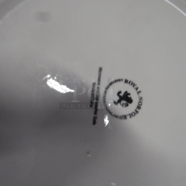 10X10 Royal Norfolk Square White Plate. 12XBID - Image 2 of 2