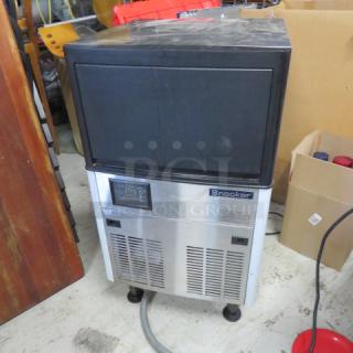 One Snooker Under Counter 120lb Ice Maker. 115 Volt. Model# SK129S. 20X24X36. $2395.00