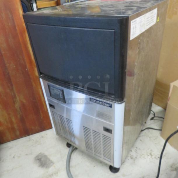 One Snooker Under Counter 120lb Ice Maker. 115 Volt. Model# SK129S. 20X24X36. $2395.00 - Image 2 of 2